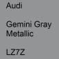 Preview: Audi, Gemini Gray Metallic, LZ7Z.